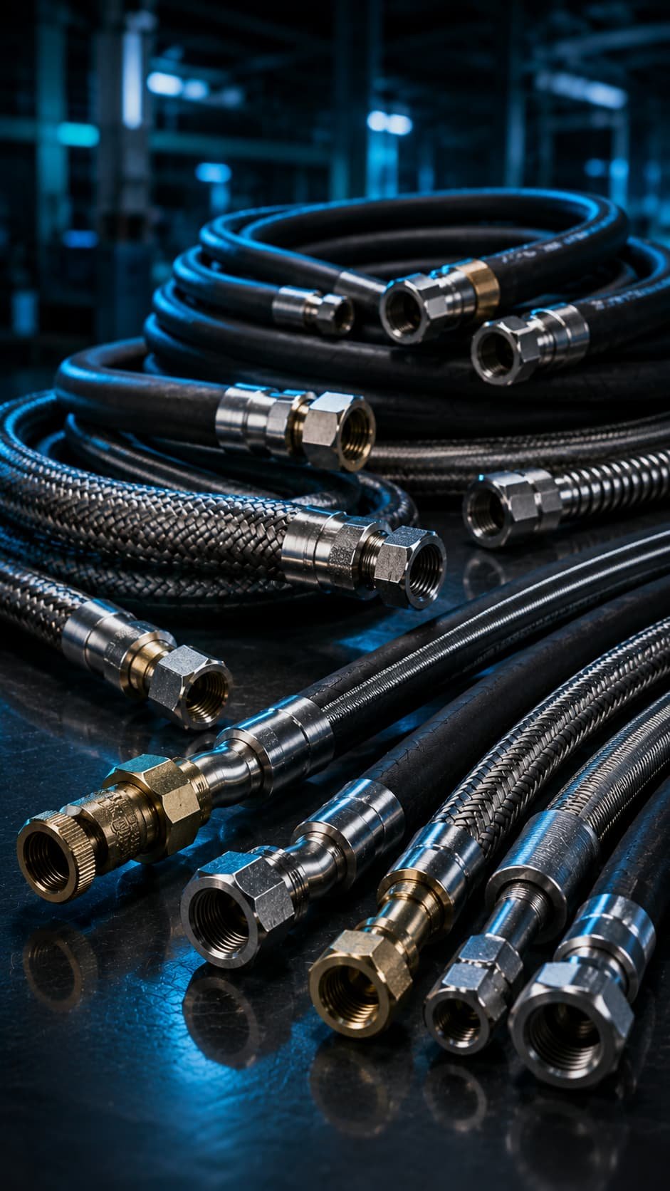 Industrial hydraulic hoses