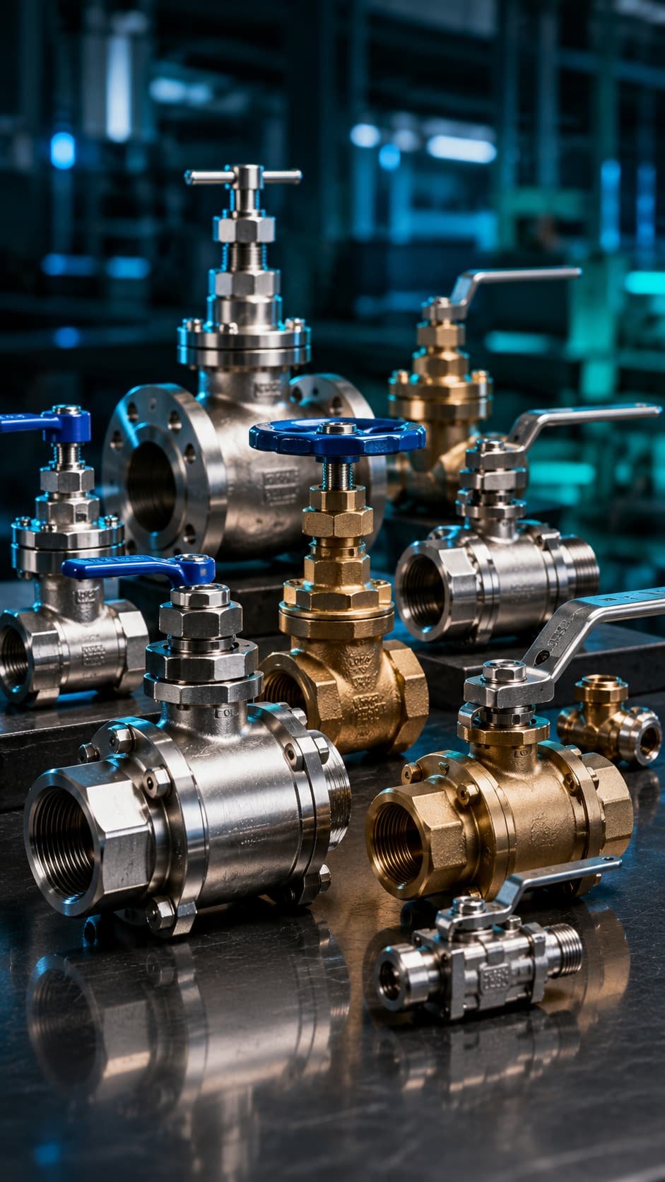 Industrial hydraulic valves